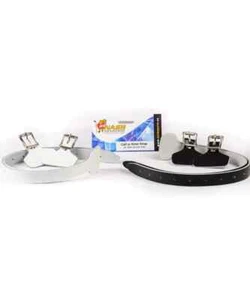 Nash Goalie Pad Leather Calf Straps 2-Pack | Knee Strap Hockey Goal Pads Buckles - Picture 1 of 8