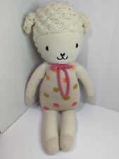 Cuddle + Kind polka dot Lamb handmade in peru