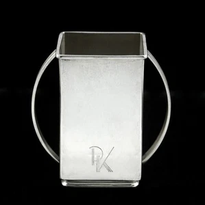 Svend Weihrauch - F. Hingelberg. Art deco Sterling Silver Vase. - Picture 1 of 5
