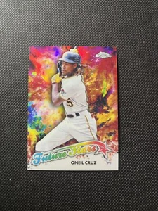 2023 Topps Chrome #FS-7 Oneil Cruz Future Stars Pittsburgh Pirates - Picture 1 of 2