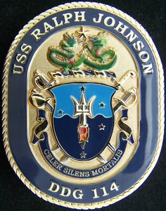 USS Ralph Johnson DDG 114 Navy Challenge Coin - Bild 1 von 2
