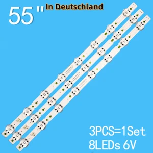 LED-Streifen Für LG 55UM7000PLC 55UM7600PLA 55UM7660PLA 55UM6910PUC 55UM7100 - Bild 1 von 5