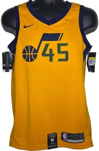 NUEVO con etiquetas Camiseta de baloncesto amarilla para hombre NBA Authentics Utah Jazz MITCHELL 45 S - Imagen 1 de 18