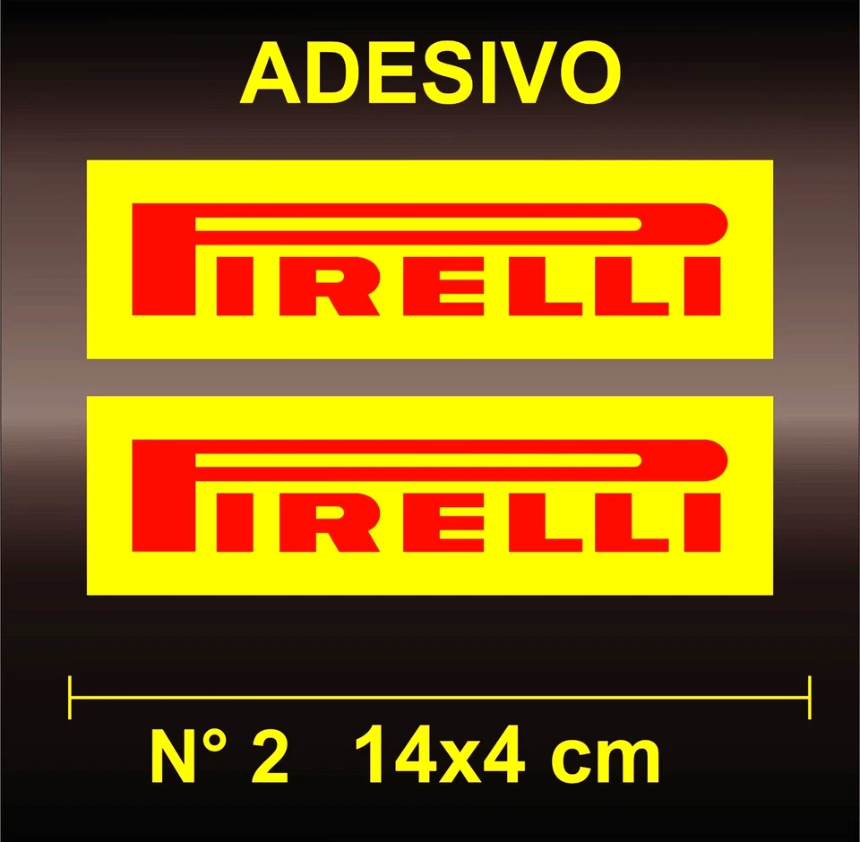 Adesivi Sticker PIRELLI | F1 MICHELIN BRIDGESTONE DUNLOP YOKOHAMA MOTOGP WEC