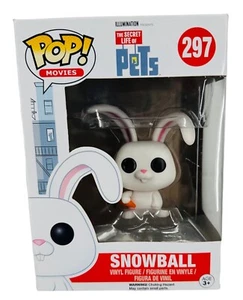 Funko Pop! Movies La vita segreta degli animali domestici #297 Palla di neve Figura in vinile Voltato - Foto 1 di 7