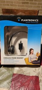 NEW Plantronics M214C Cordless Phone Headset Over the Head Noise Cancelling Mic