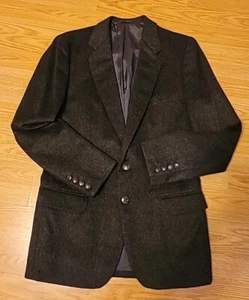 EA Eduardo Arroyo Madrid Sport Coat Blazer Suit Jacket Wool Camel Hair Sz 44 - Picture 1 of 9