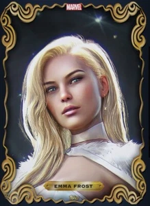 [DIGITAL] Topps Marvel - Emma Frost - Heroines 23 S2 - Portraits Gold - Foto 1 di 1