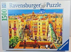 Ravensburger Dining in Valencia Jigsaw Puzzle 1500pc Complete Bagged In Box - Picture 1 of 4