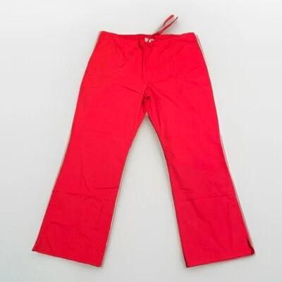 Pantalones Médicos Code Happy Pantalones Rojo Cordón Talla 2XL Alto NUEVO Enfermera B1 Foto 1 de 4