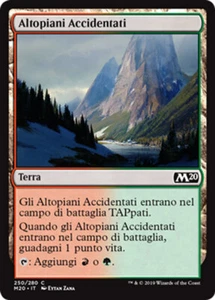 MTG 4x RUGGED HIGHLANDS EXC - ALTOPIANI ACCIDENTATI - M20 - MAGIC - Picture 1 of 1