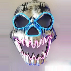 Alambre Para LED El Máscaras Halloween Tubo Flexible En 10 Colores Fluo - Imagen 1 de 22
