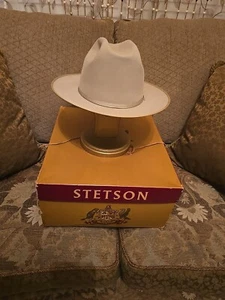 Vintage Stetson Royal Deluxe Open Road 7-1/8 1950s - Picture 1 of 24