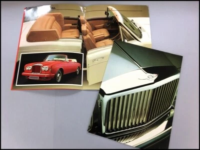 1987 1988 Bentley Turbo R Mulsanne Continental German Sales Brochure Catalog - Image 1 of 4