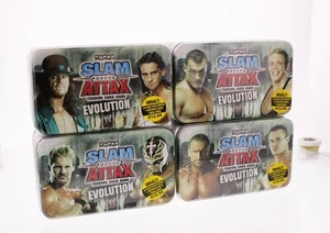 WWE Slam Attax Evolution Tin Box 4 Stück - Neu - OVP - Raw - ECW - Smack Down - Bild 1 von 2