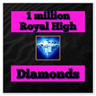 Roblox Royal Royale High 1m 1 Million Diamonds Virtual Level 75 Cheap