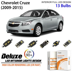 Kit de luz interior LED para actualización de bombillas domo blancas Chevy Cruze 2009-2015 - Imagen 1 de 8