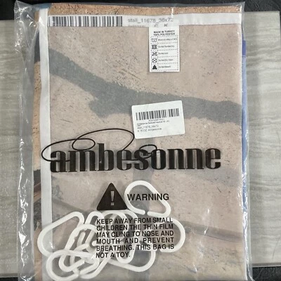 Ambesonne Velero Náutico Cortina de Ducha 36" W x 72" L Foto 1 de 4