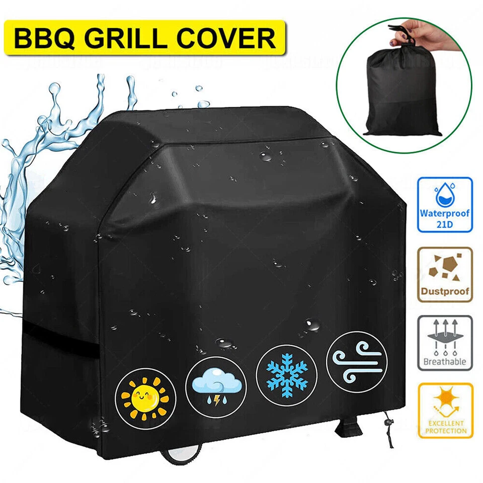 D.S.® 58" Waterproof Grill Cover for Nexgrill 720-0830H 720-0888S Heavy Duty BBQ Cover