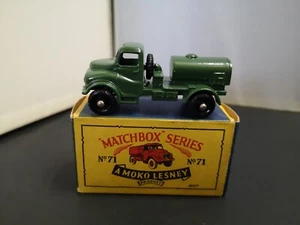 P903-MATCHBOX LESNEY No71A AUSTIN 200 GALLON WATER TRUCK WITH BOX - Picture 1 of 12
