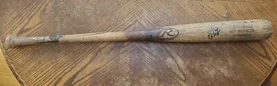 Authentic Autographed Astros Pirates Ty Wigginton Game USED Baseball Bat JSA - Image 1 of 4