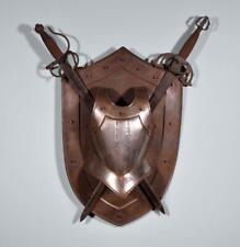 *Vintage French Steel Knight's Armor and Swords Decoration Wall Hanging