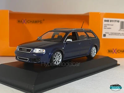 MINICHAMPS 1/43 AUDI RS6 AVANT 2002 BLUE MET ART.940011710 - Immagine 1 di 3