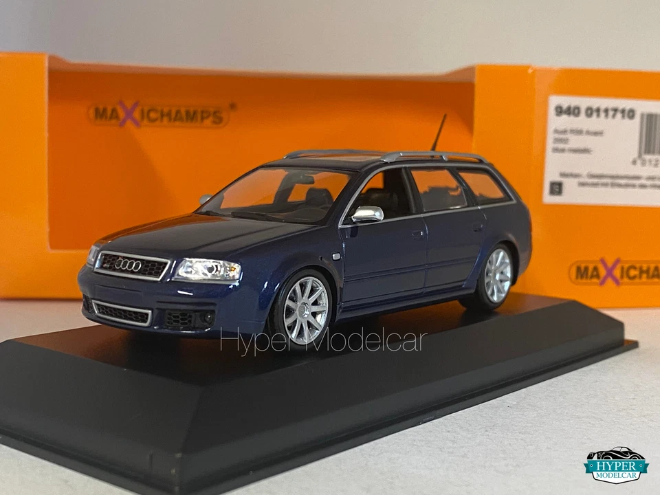 Minichamps 1 43 AUDI RS6 AVANT BLUE METALLIC 2002 - 940011710