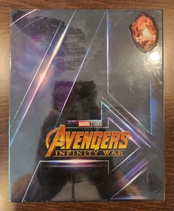 Avengers Infinity War Blufans One-Click Steelbook Box Set 3D/2D Blu-Ray Sealed - Picture 1 of 10