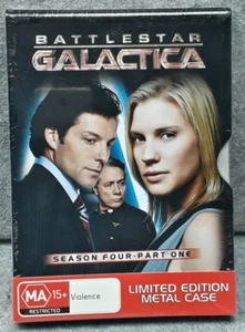 BATTLESTAR GALACTICA Season 4 Part 1 LIMITED EDITION METAL CASE DVD R4 PAL - Picture 1 of 3