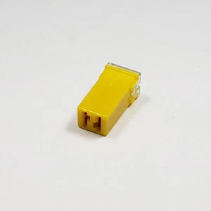 J CASE JCASE FUSE 60 AMP 60A YELLOW STANDARD FEMALE PUSH IN CARTRIDGE FUSES CAR - Picture 1 of 4