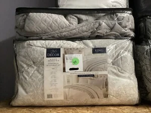 style decor king Tan pattern 6 pc set Reversable - Picture 1 of 1