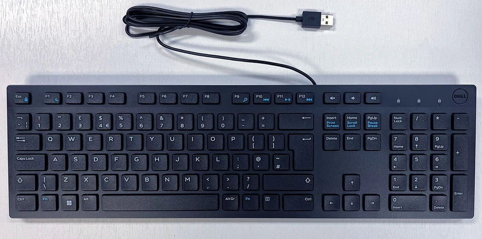 Dell UK/European Wired Keyboard, 5-qty, or 10-qty - Image 1 of 1