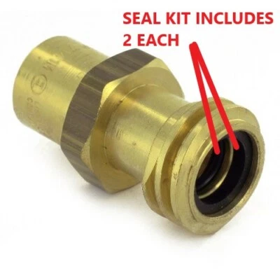 2 KITS DE SELLOS ACOPLADOR HEMBRA TANQUE PROPANO CARRETILLA ELEVADORA AMORTIGUADOR REGO 7141M JUNTA TÓRICA Foto 1 de 4