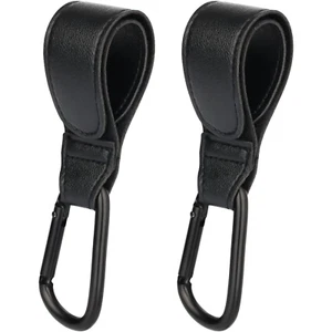 1/2x Leder Buggy Clips Kinderwagenhaken für Taschen Baby Kinderwagenclips Kinderwagenhaken - Bild 1 von 21