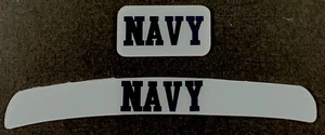NAVY MIDSHIPMEN MINI BUMPERS for RIDDELL SPEED MINI HELMETS - Picture 1 of 1