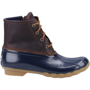 Sperry Agua Salada Pato Mujer Casual Vestido de Diseñador Formal Botines Marrón - Imagen 1 de 5