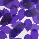 Facet Gem Teardrop Sequin 1.25" Purple See-Thru Glossy Matte Reversible Pailette