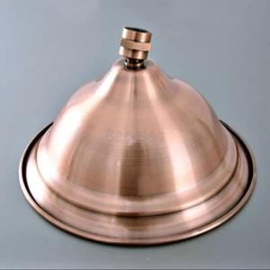 Antiguo cabezal de ducha de baño de cobre para lluvia 8sh263 - Imagen 1 de 7