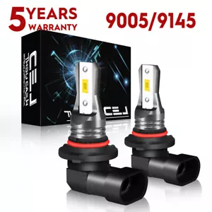 9006 HB4 CSP LED Headlight Bulbs Kit Low Beam Fog Lights Upgrade 6500K 8000LM 2X - Picture 1 of 10