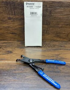 Imperial IR-4790H Bent Nose Snap Retaining Ring Pliers 5” Blue - Made In USA - Foto 1 di 5