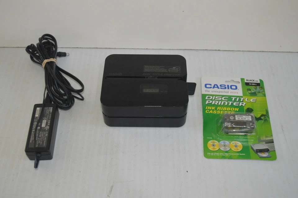 Casio CW-E60 Disc Title Printer with TR-188K-S - Image 1 of 4