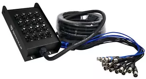 Rockville SX1650 16 canali cavo XLR 50 piedi serpente, 100% OFC, doppio schermo - Foto 1 di 7