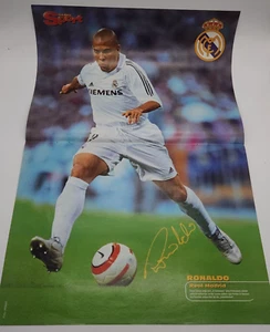 11. Vintage Real Madrid C. Ronaldo / Werder Bremen Torsten Frings Poster 2005 - Picture 1 of 2