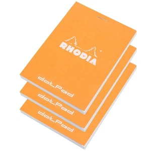 Juego de 3 A7 DotPad Dot Matrix Rejilla Bolsillo Bolsa Cuaderno Libro Almohadillas Diseño Gráfico - Imagen 1 de 4