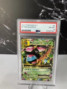 2014 Pokémon XY Mega Venusaur EX PSA Graded Card EX-MT 6 - Picture 1 of 1
