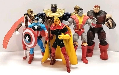 Marvel's Greatest Battles Comic Packs Lot Of 6 Action Figures - Image 1 of 4