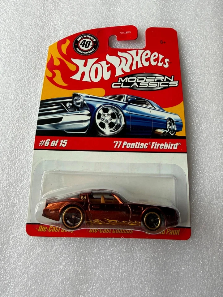 Hot Wheels 2008 Modern Classics 77 Pontiac Firebird 6/15 A56 - Image 1 of 1