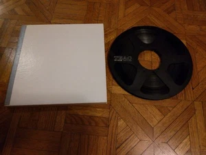 Original Vintage TEAC RE-1003B (10") BLACK Nab Hub Metal Reel to Reel w/tape R2R - Picture 1 of 13