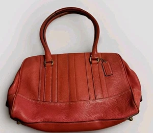 Coach Handtasche Legacy Koralle Leder Handtasche Umhängetasche 10527 Damen Doppelgriffe - Bild 1 von 21